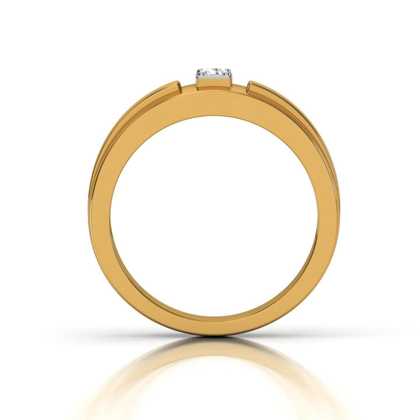 Women band ring 3dm stl render detail 3D print model_5