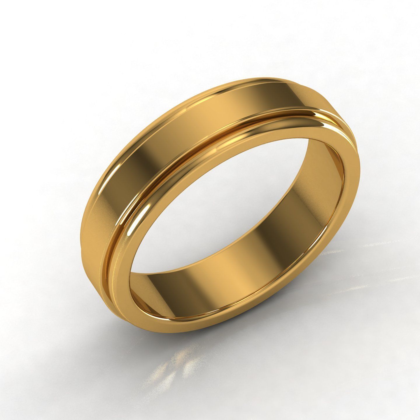 Women band ring 3dm stl render detail 3D print model_2
