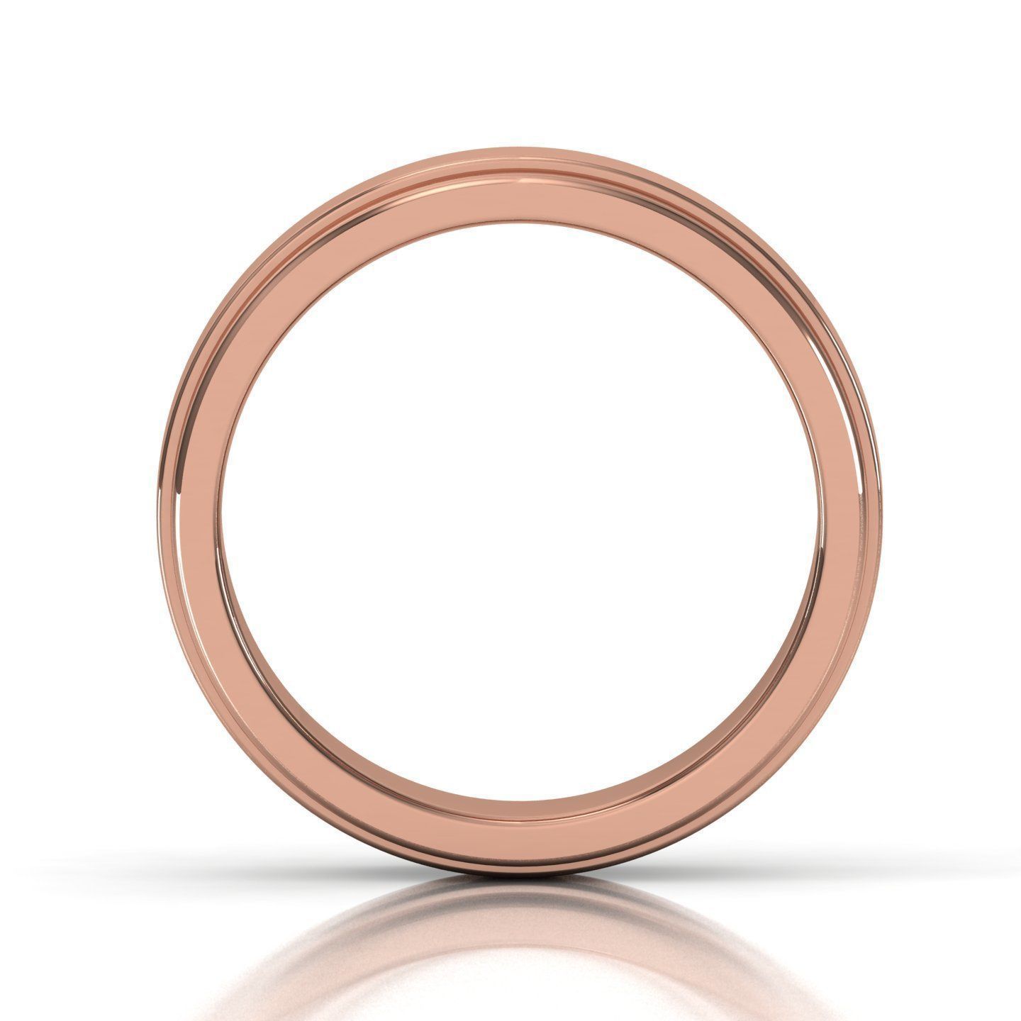 Women band ring 3dm stl render detail 3D print model_3