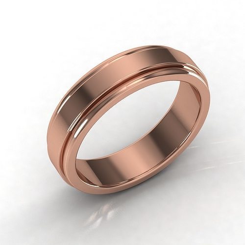 Women band ring 3dm stl render detail 3D print model