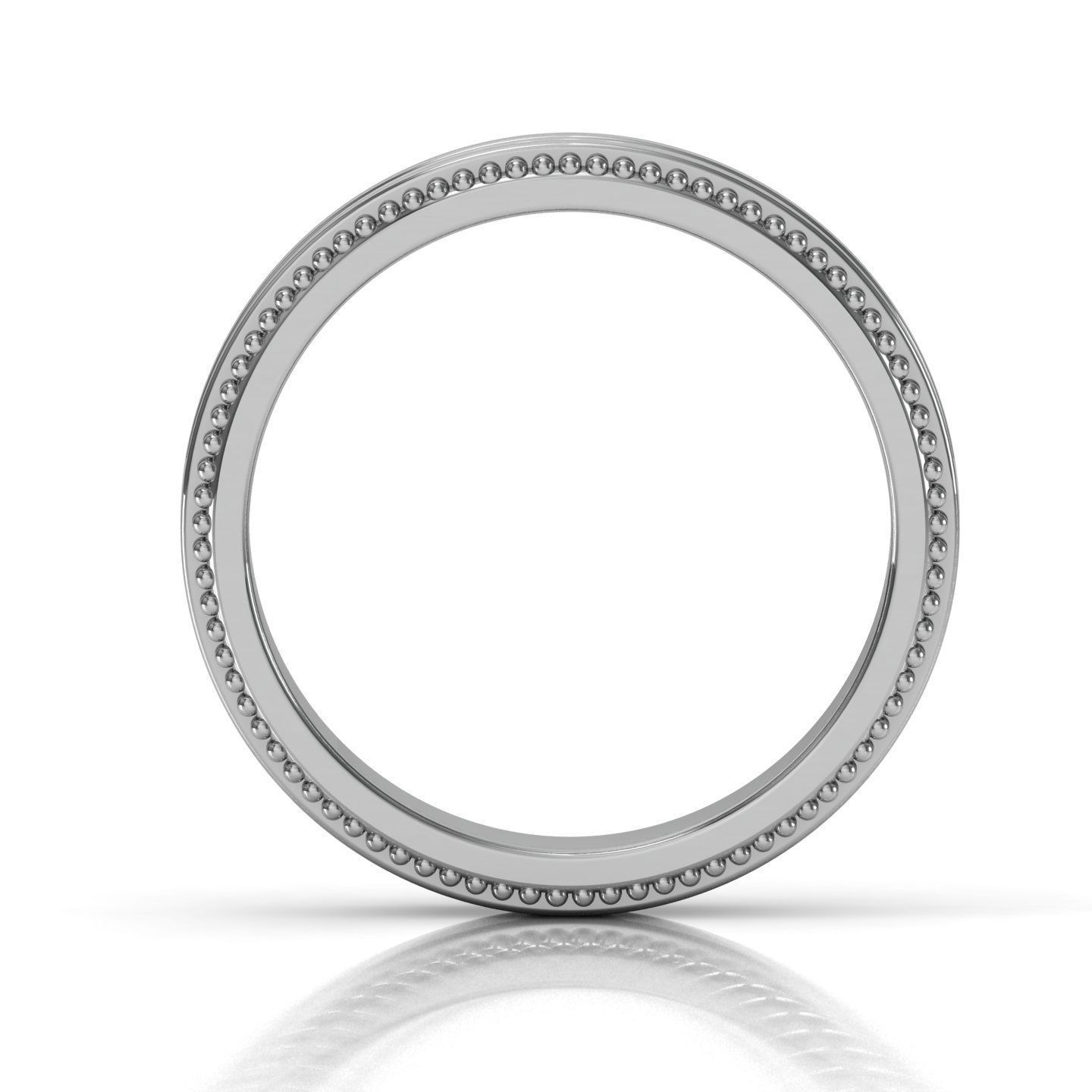 Women band ring 3dm stl render detail 3D print model_4