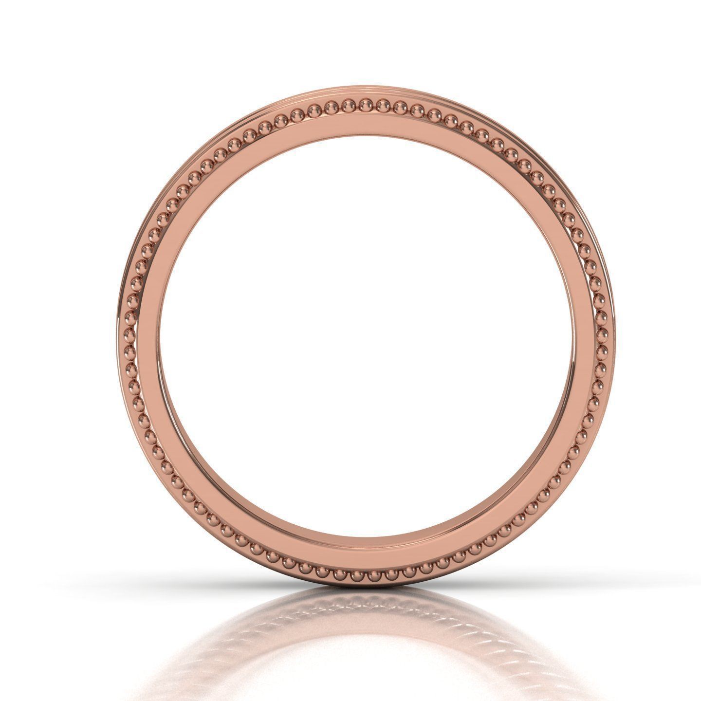 Women band ring 3dm stl render detail 3D print model_3