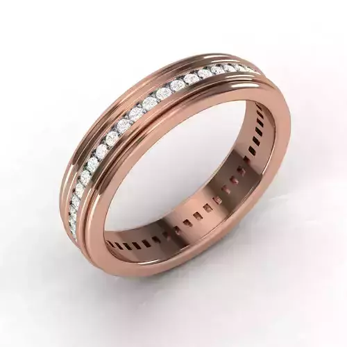 Women band ring 3dm stl render detail 3D print model