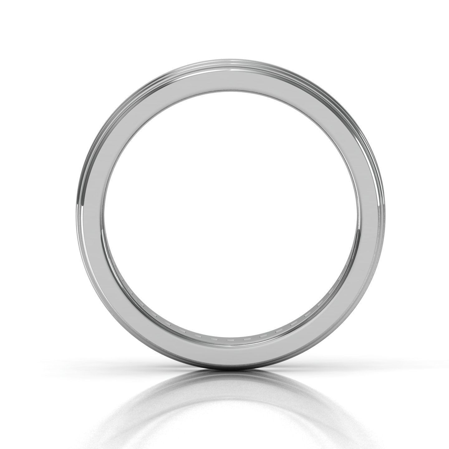 Women band ring 3dm stl render detail 3D print model_4