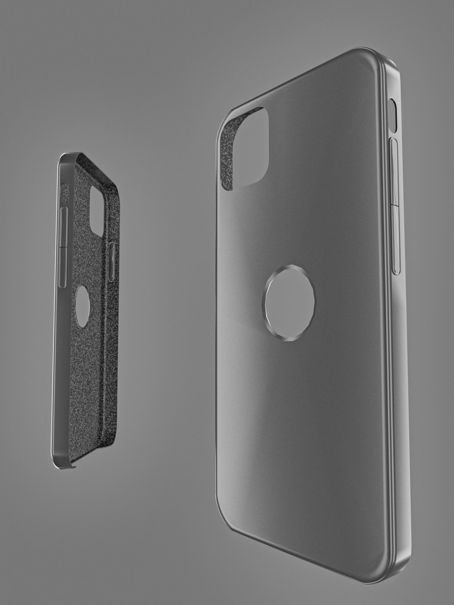 i phone 12 pro max with cover 3D model_5