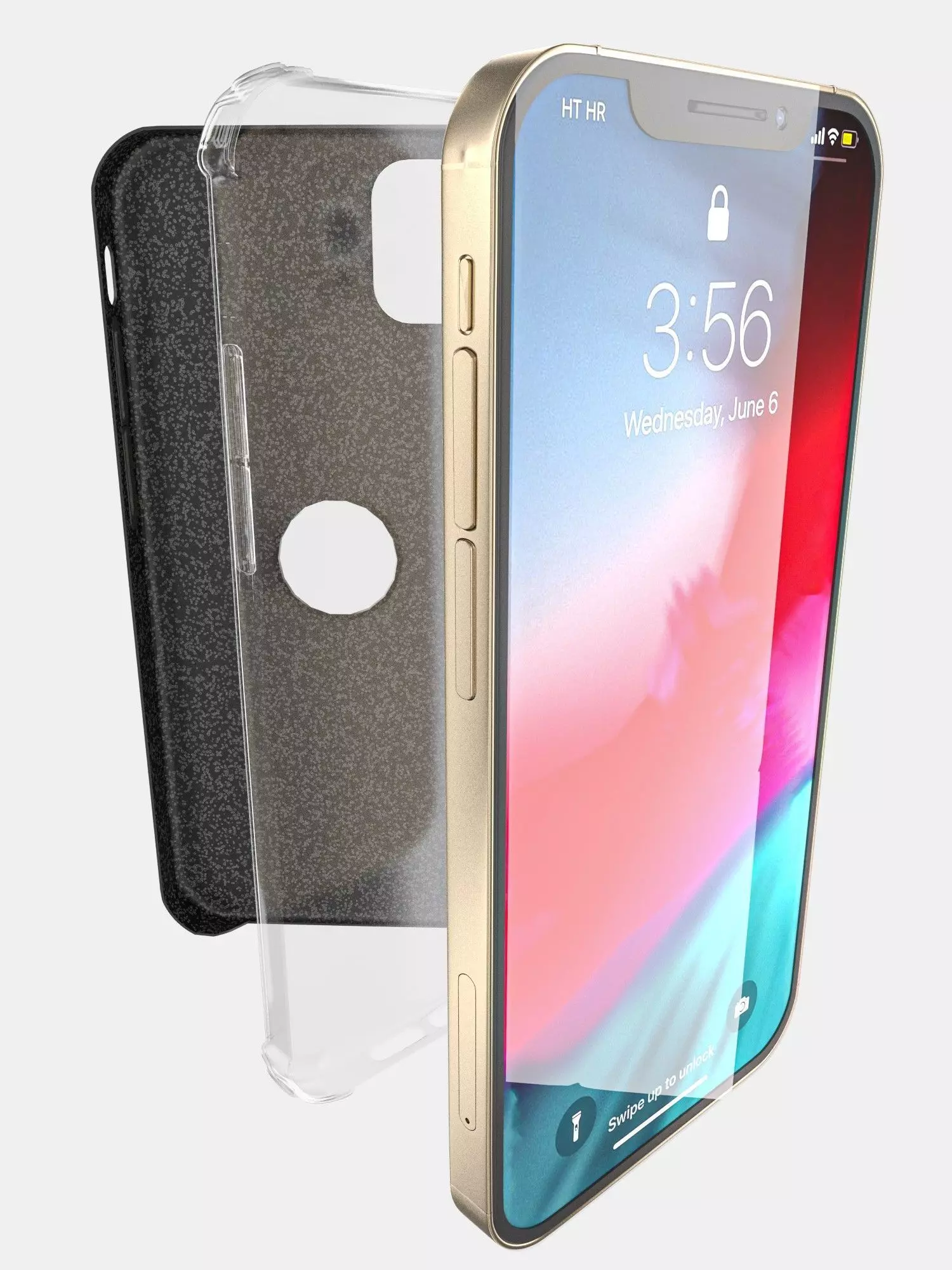 i phone 12 pro max with cover 3D model_0