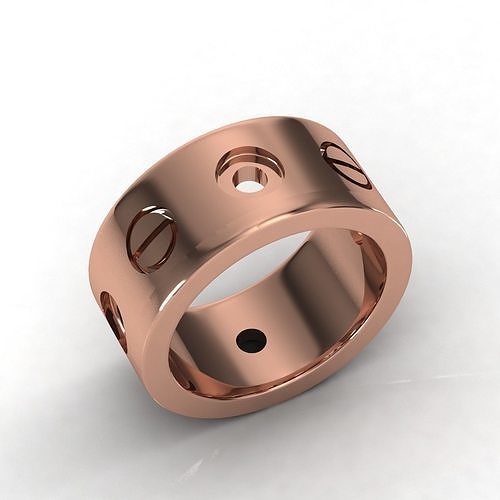 Women band ring 3dm stl render detail 3D print model