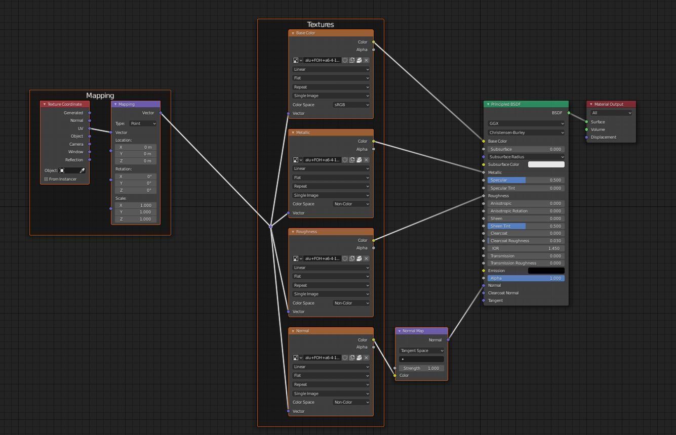 Blender Event Tent with Substance Painter Texture 3D Model 3D model_9