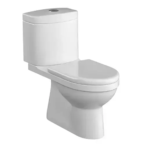 Two piece EWC toilet 3D model Modeled in 3ds max