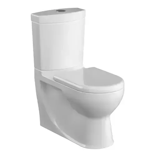 Two piece EWC toilet 3D model Modeled in 3ds max