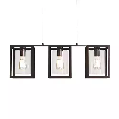 London Bronze 3 Light Fitting