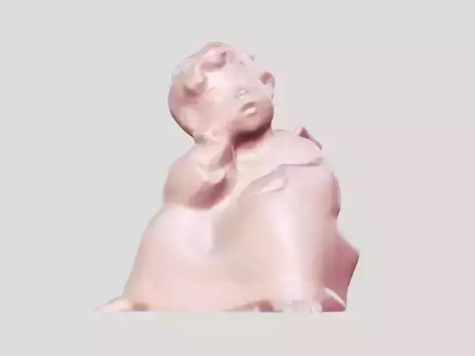 angel baby statue