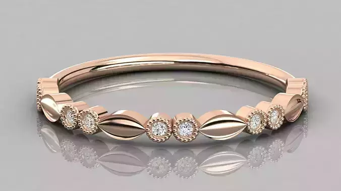 Women ring 3dm stl render detail