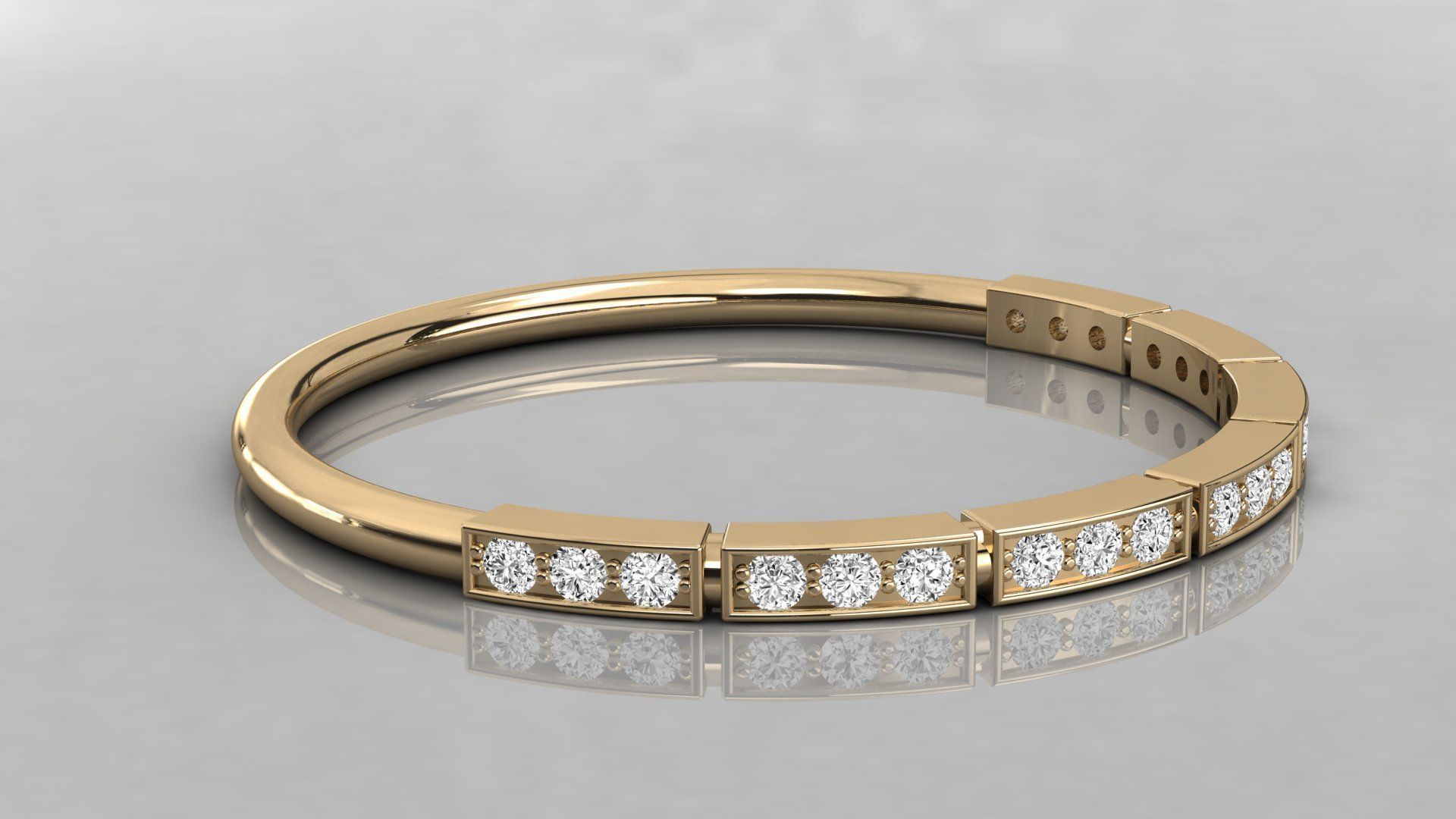 Women ring 3dm stl render detail 3D print model_6