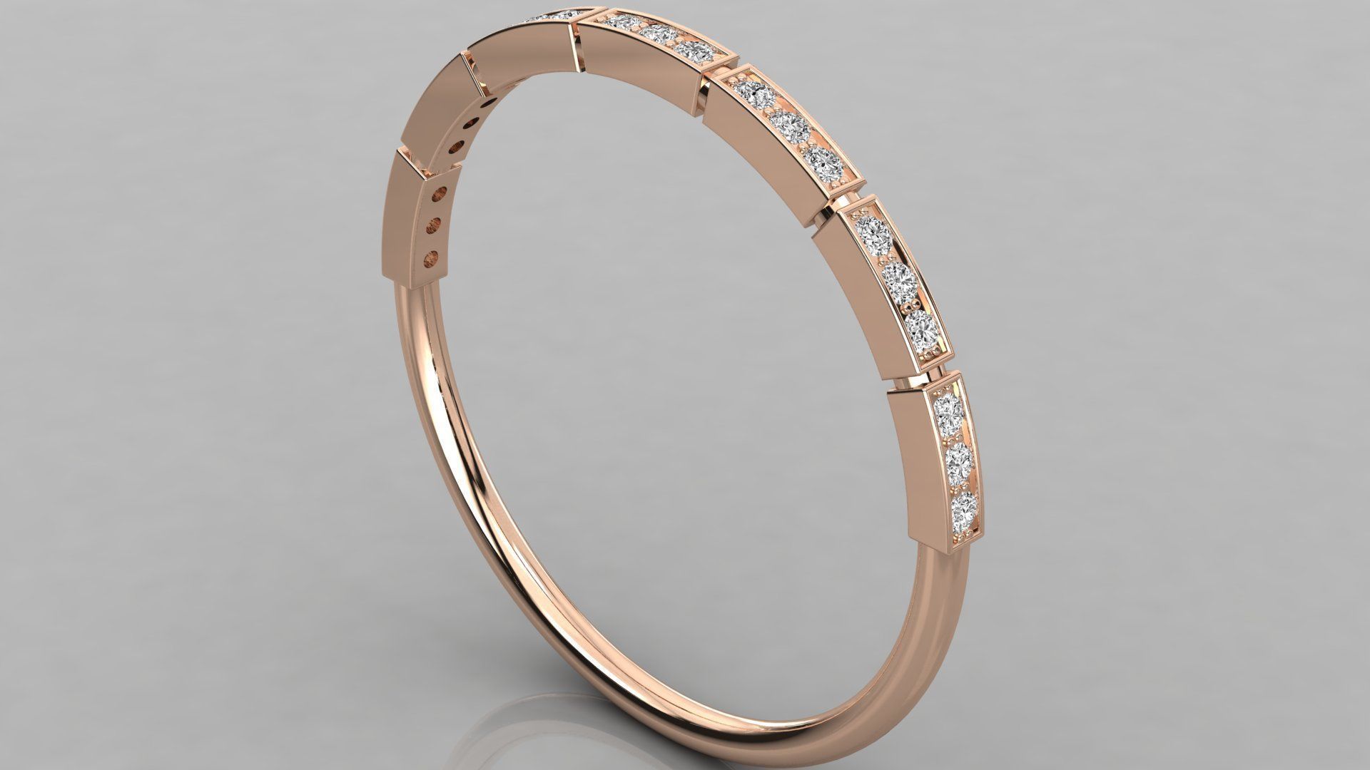 Women ring 3dm stl render detail 3D print model_1