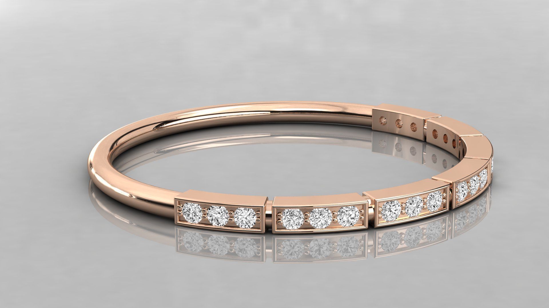 Women ring 3dm stl render detail 3D print model_4