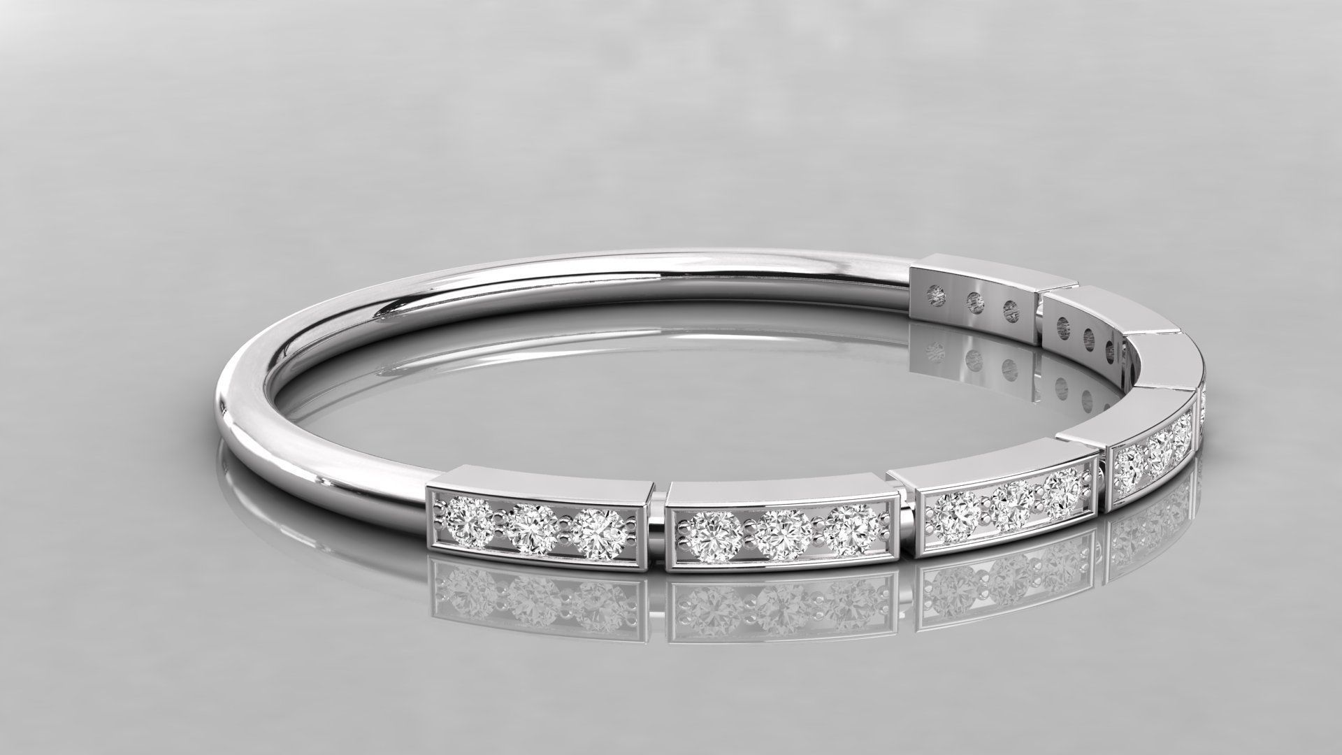 Women ring 3dm stl render detail 3D print model_5