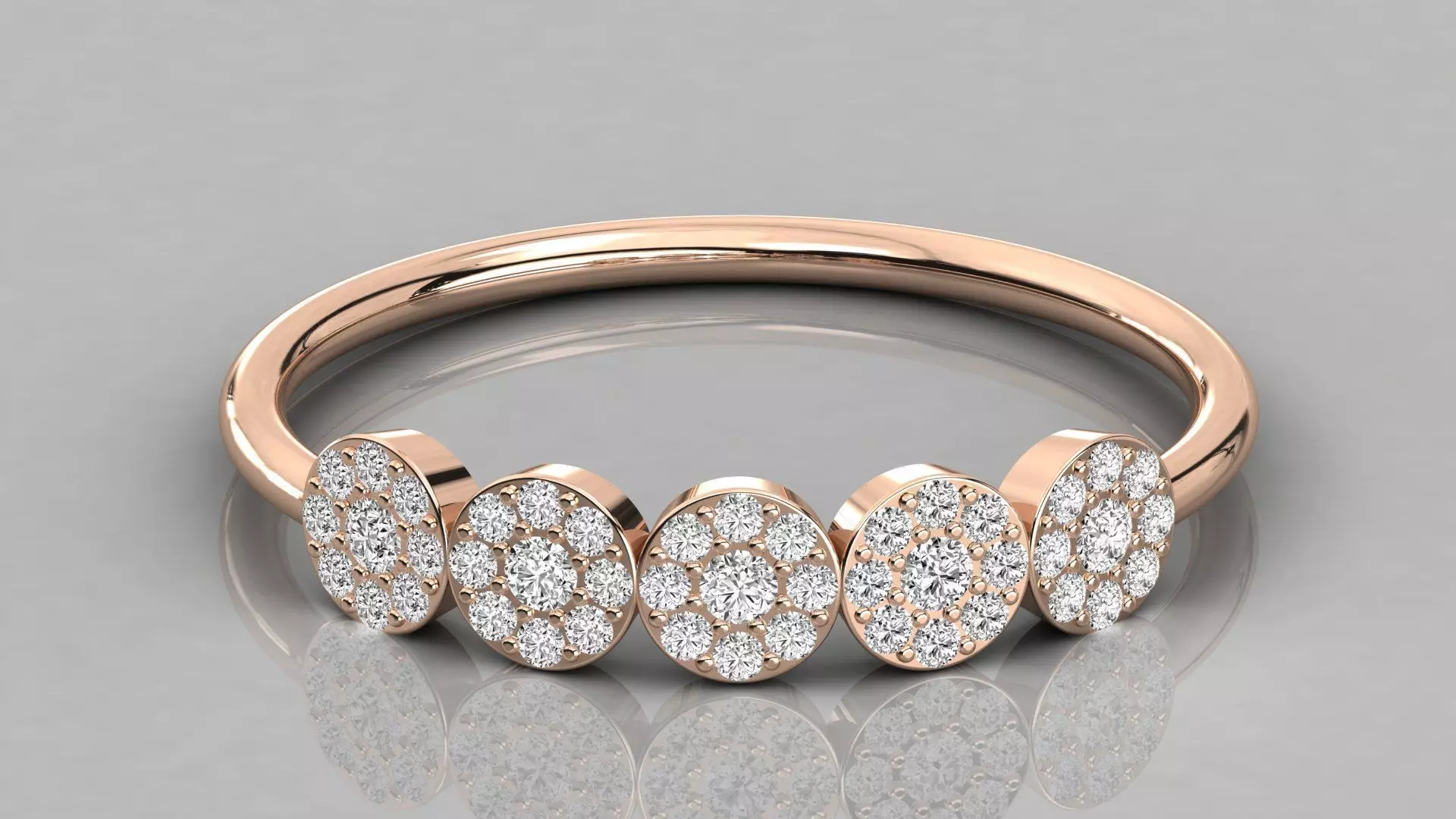 Women ring 3dm stl render detail 3D print model_0