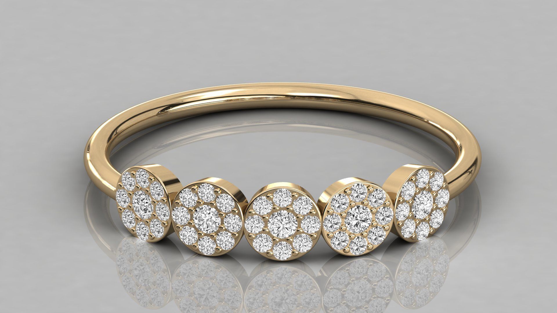 Women ring 3dm stl render detail 3D print model_8