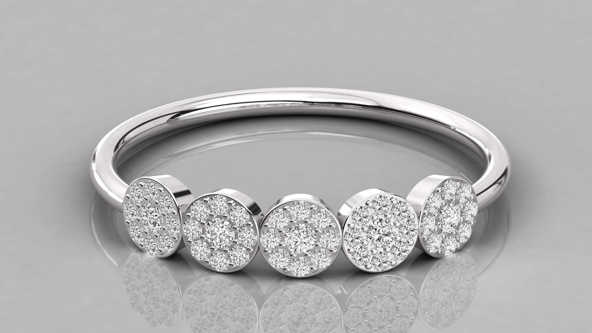 Women ring 3dm stl render detail 3D print model_7