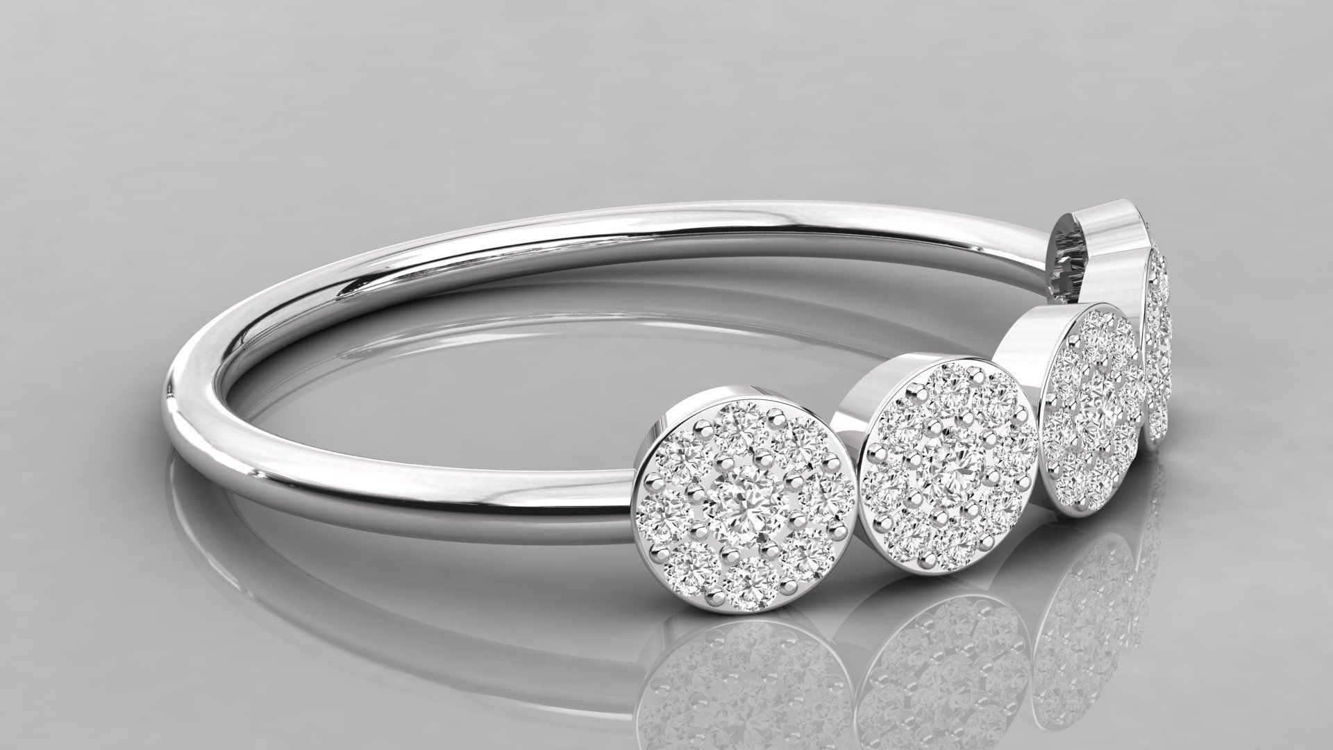 Women ring 3dm stl render detail 3D print model_5