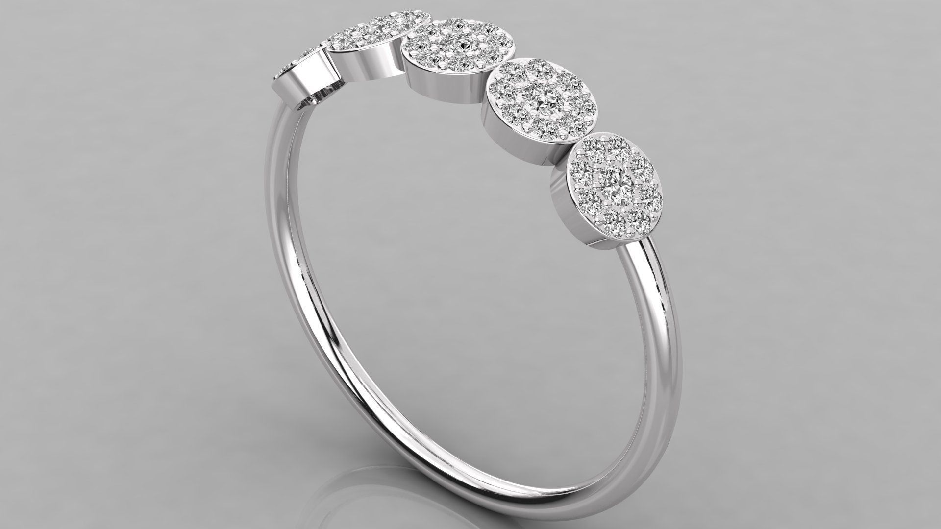 Women ring 3dm stl render detail 3D print model_2