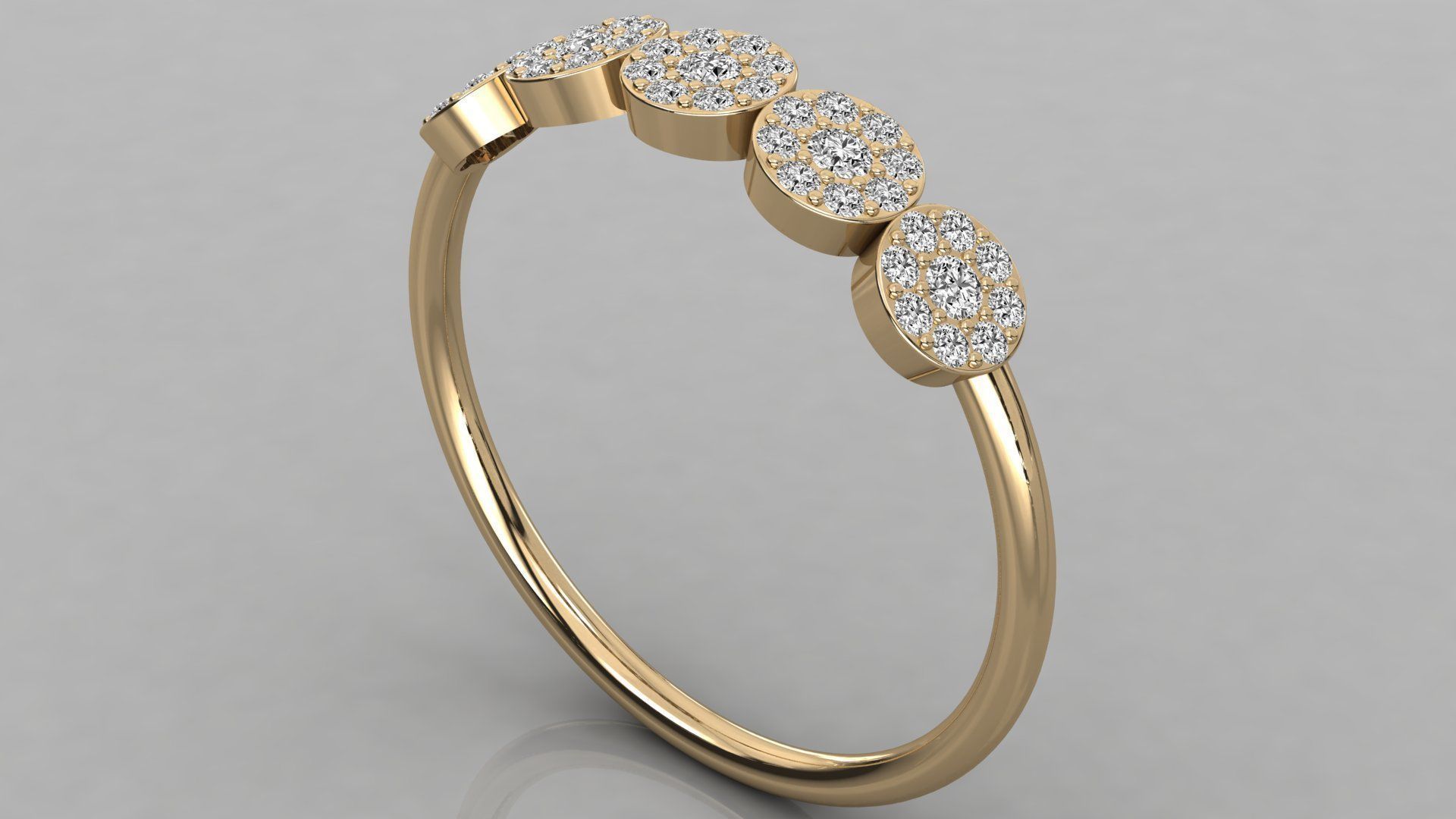 Women ring 3dm stl render detail 3D print model_3