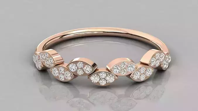 Women ring 3dm stl render detail