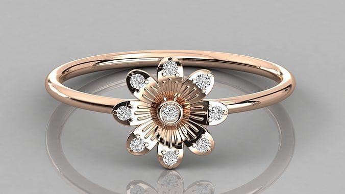 Women ring 3dm stl render detail 3D print model