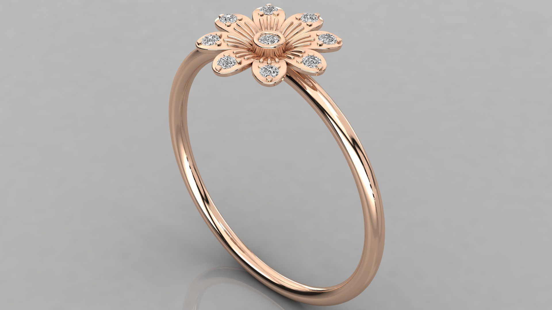 Women ring 3dm stl render detail 3D print model_1