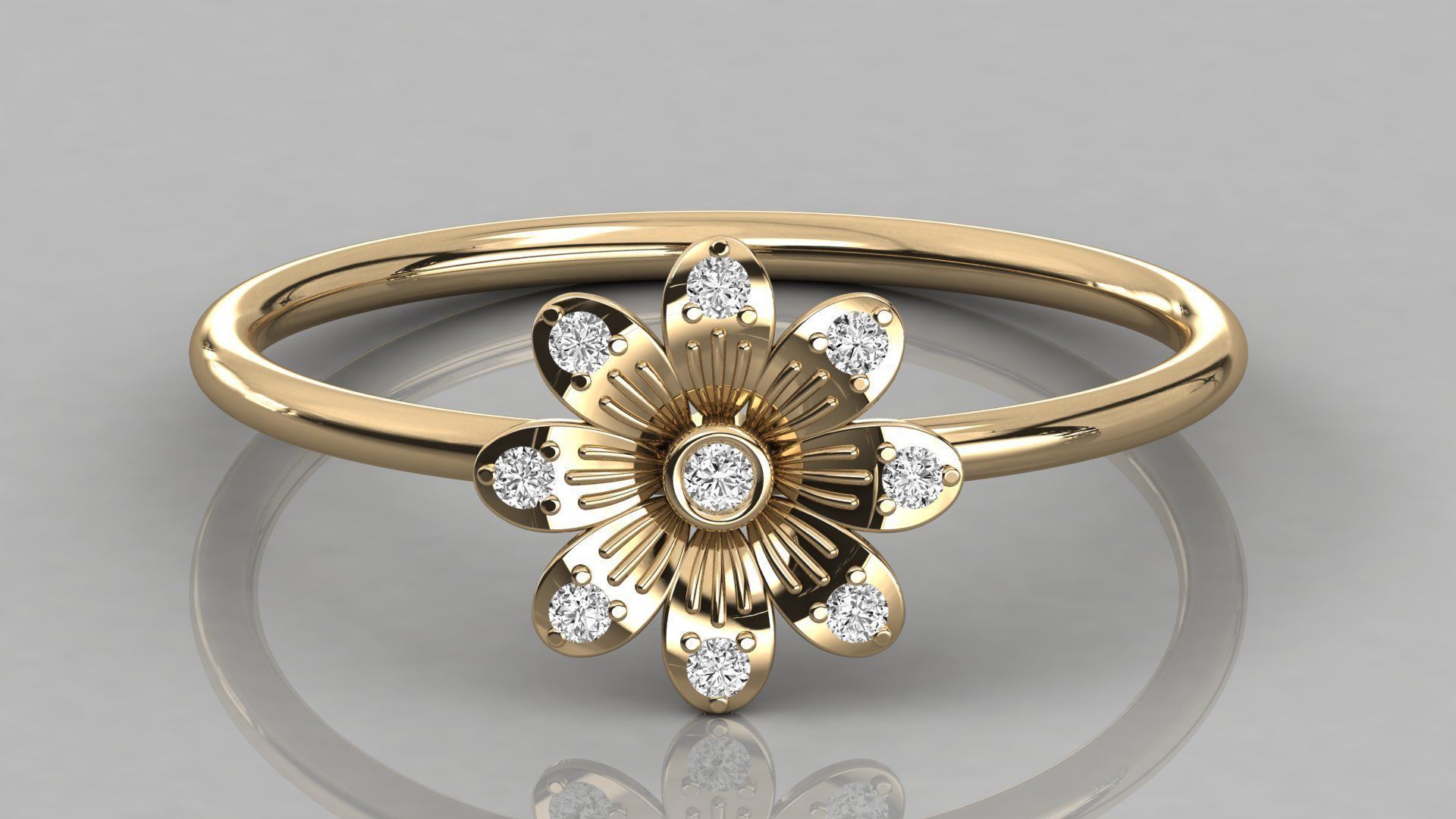 Women ring 3dm stl render detail 3D print model_8