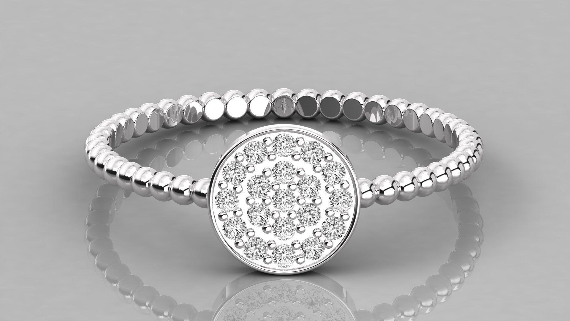 Women ring 3dm stl render detail 3D print model_7