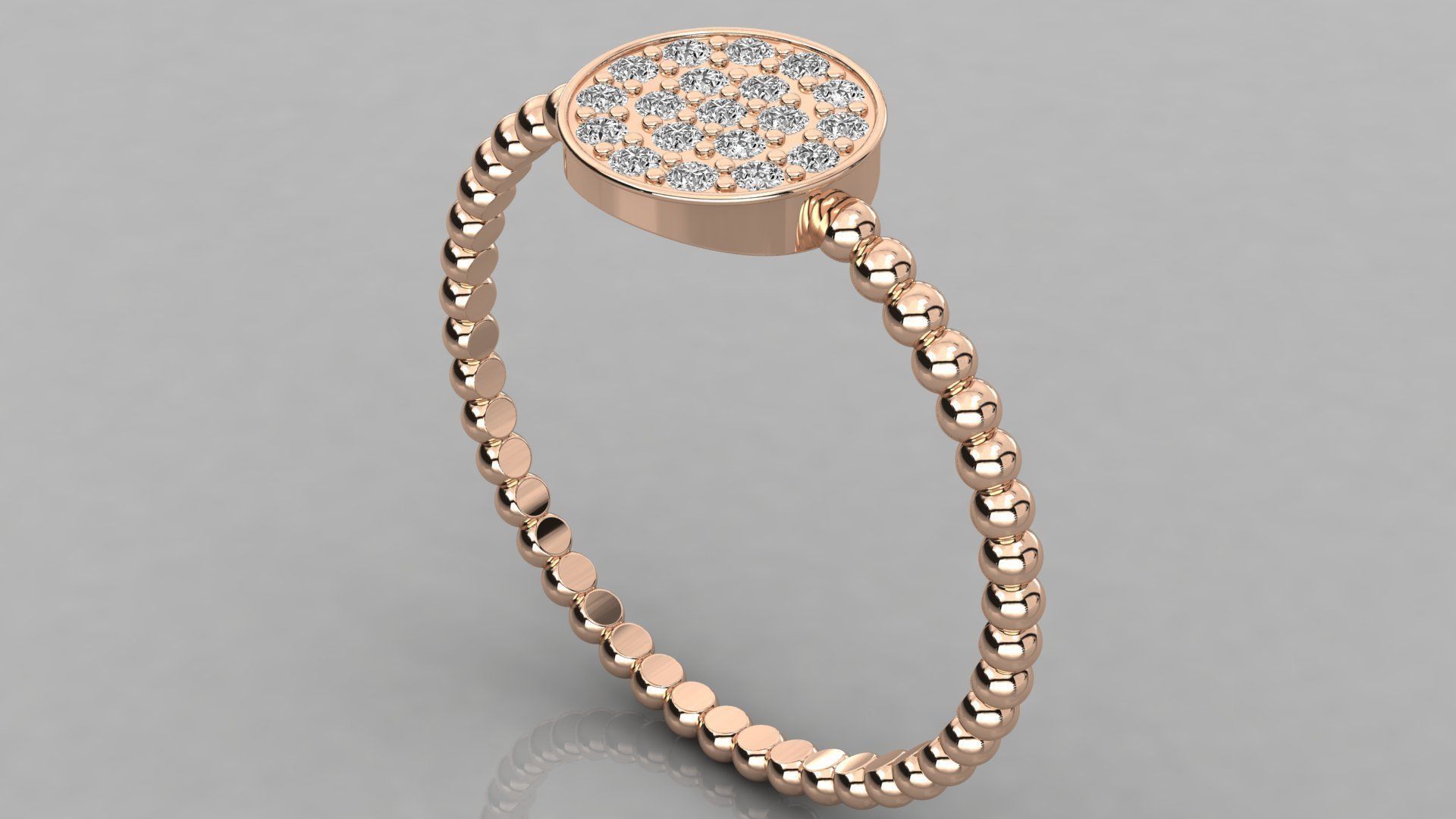 Women ring 3dm stl render detail 3D print model_1