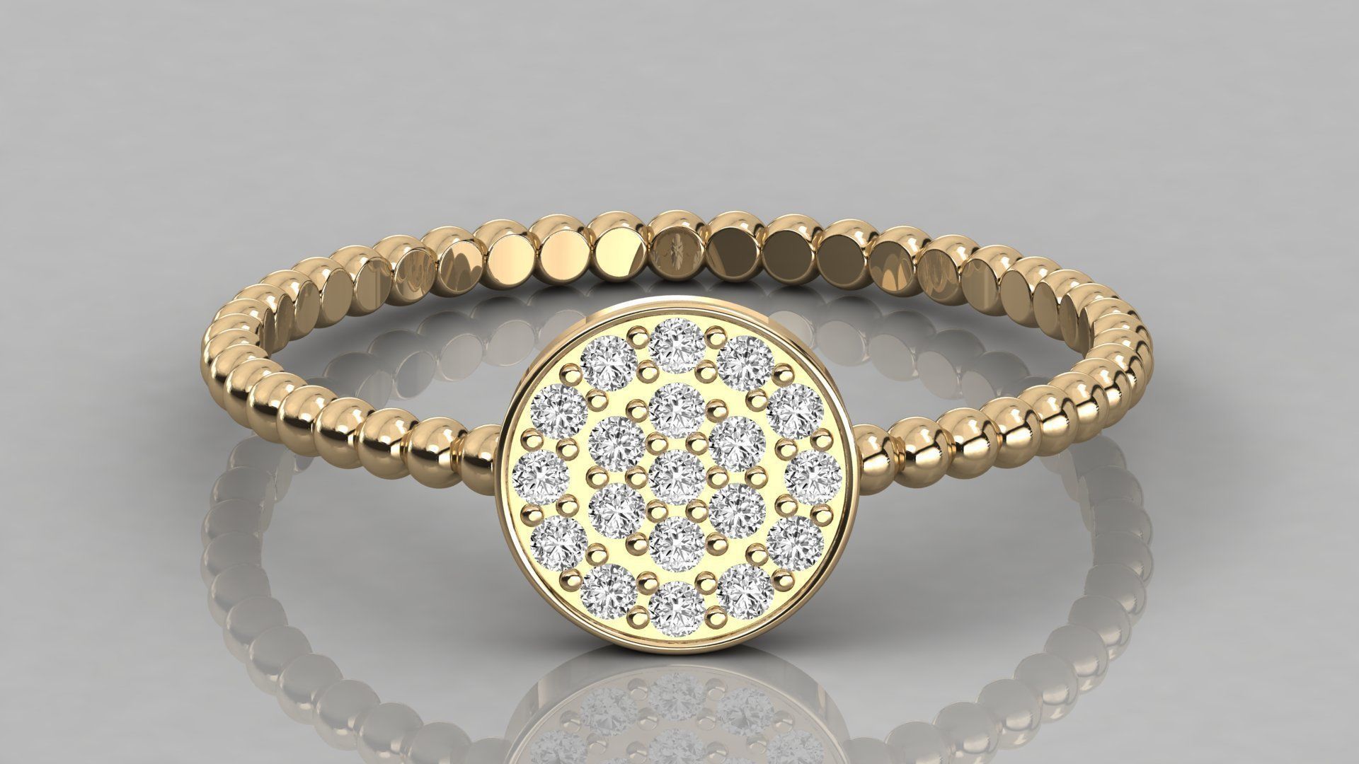 Women ring 3dm stl render detail 3D print model_8