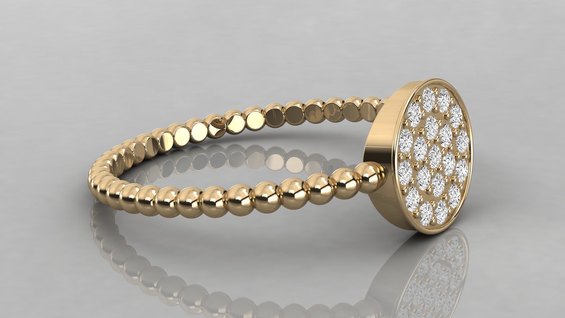 Women ring 3dm stl render detail 3D print model_6