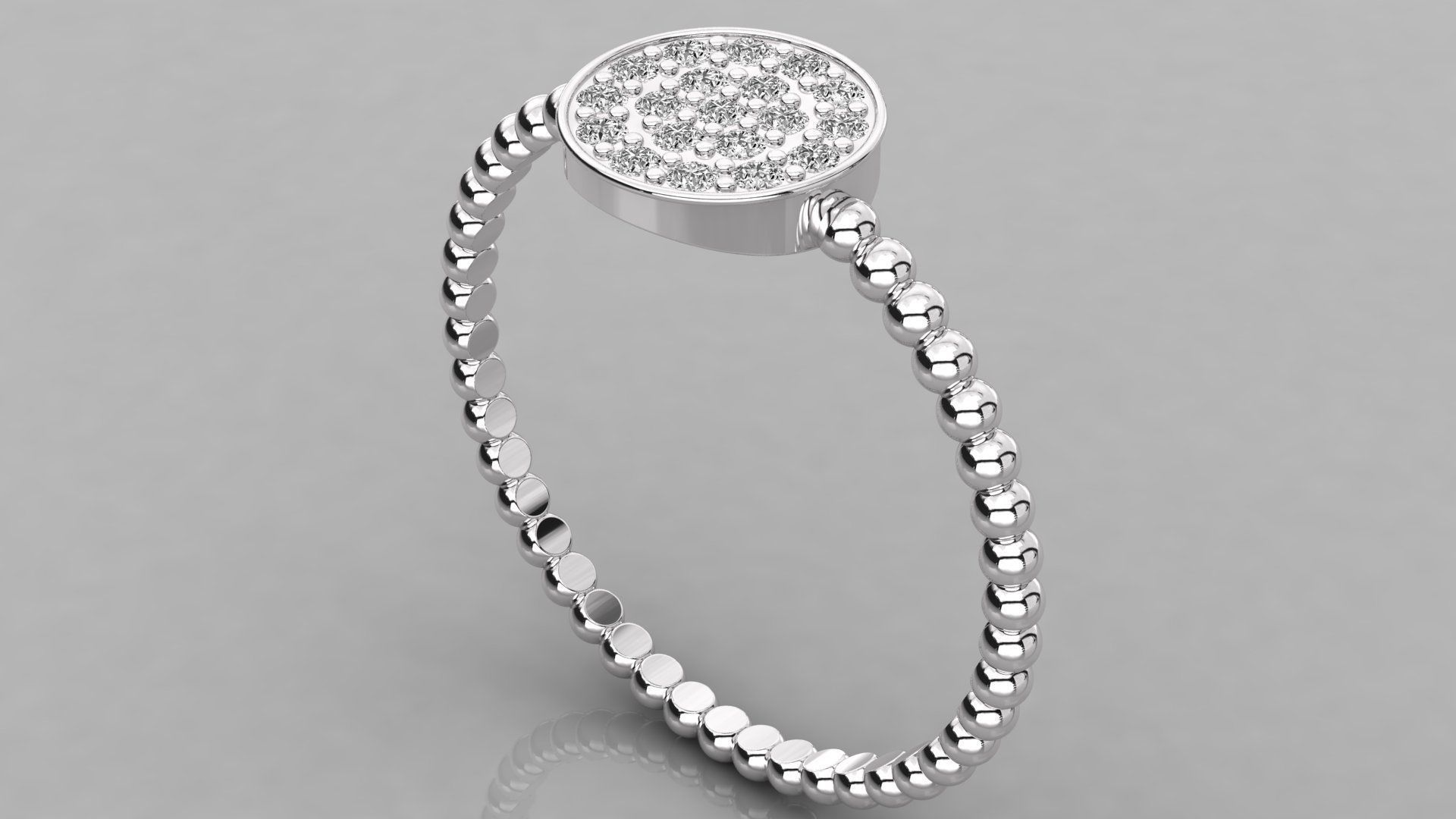 Women ring 3dm stl render detail 3D print model_2