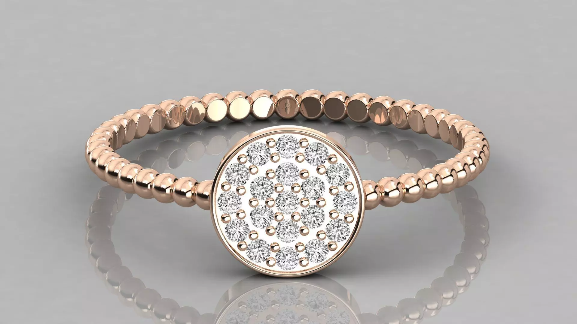 Women ring 3dm stl render detail 3D print model_0