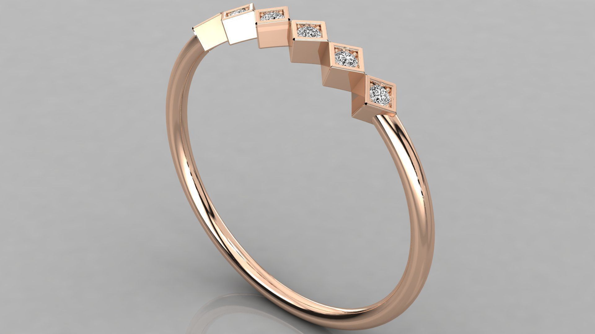 Women ring 3dm stl render detail 3D print model_1