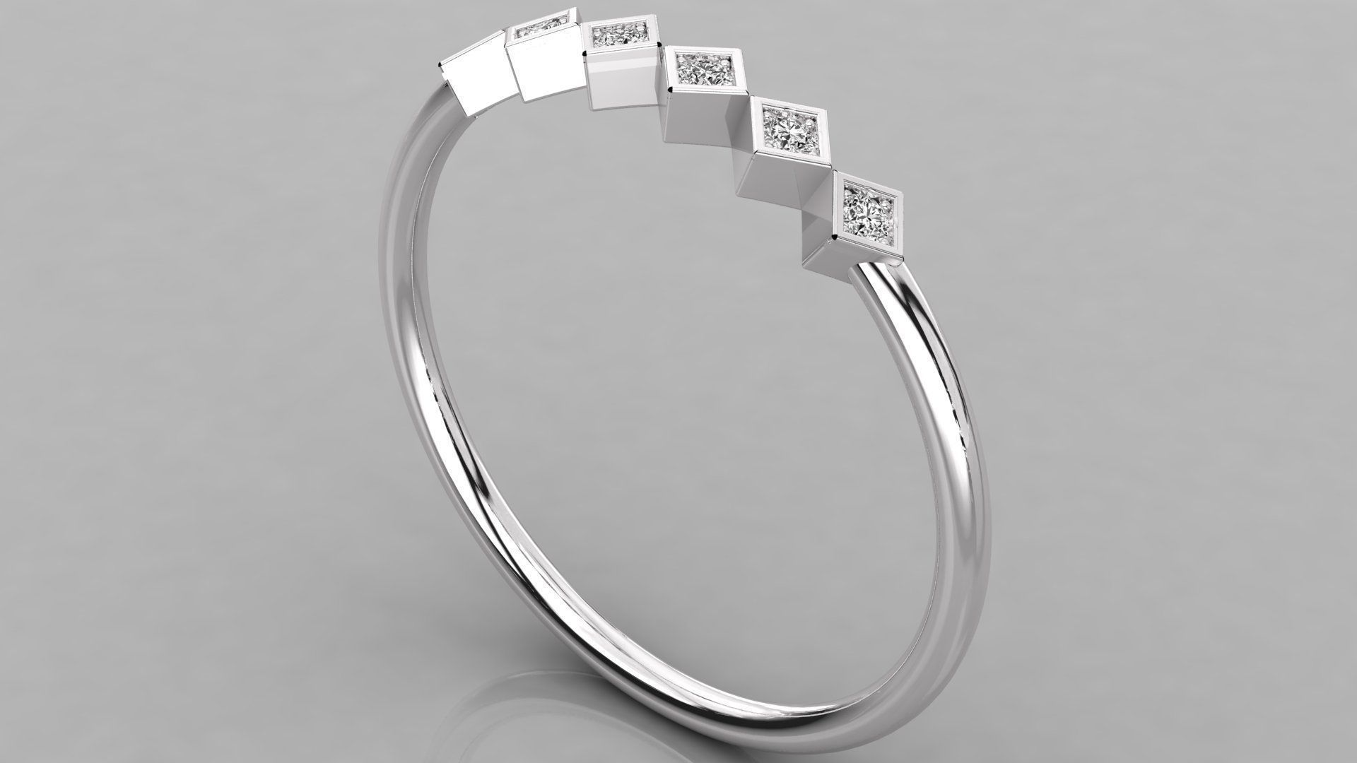 Women ring 3dm stl render detail 3D print model_2