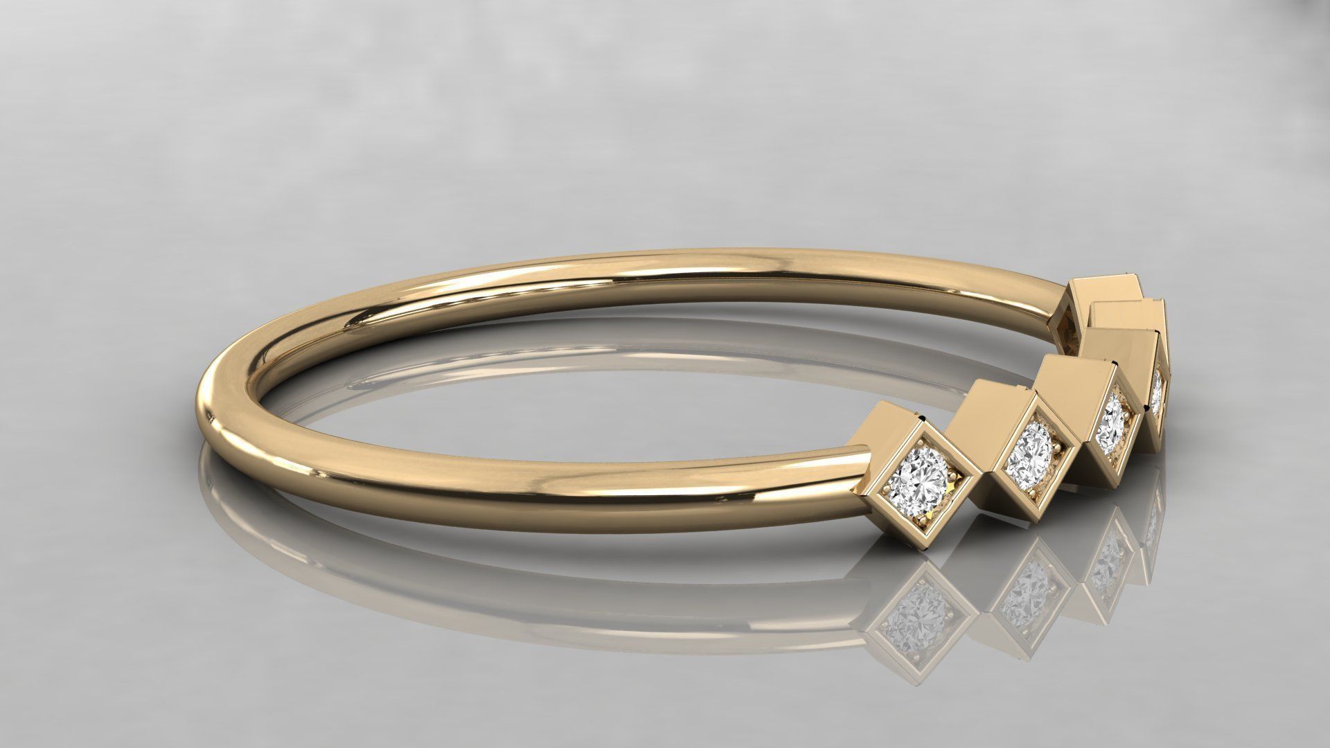 Women ring 3dm stl render detail 3D print model_6