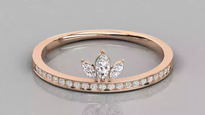 Women ring 3dm stl render detail