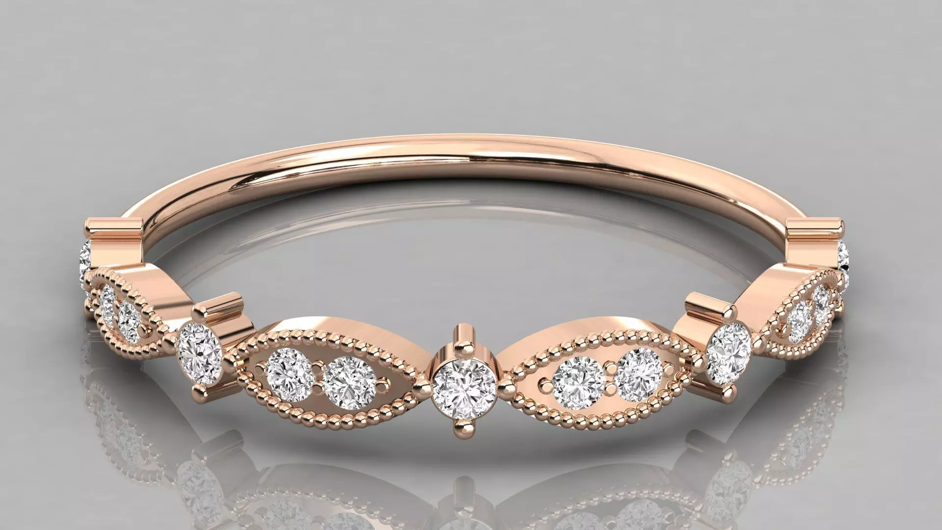 Women ring 3dm stl render detail 3D print model_0