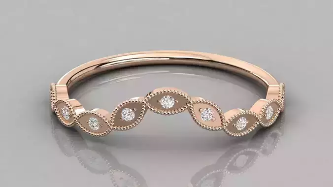 Women ring 3dm stl render detail