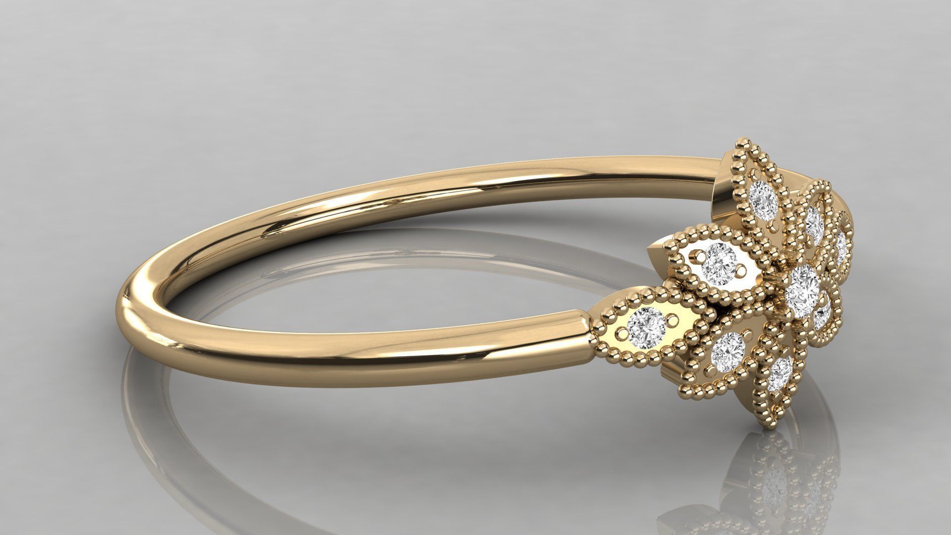 Women ring 3dm stl render detail 3D print model_6