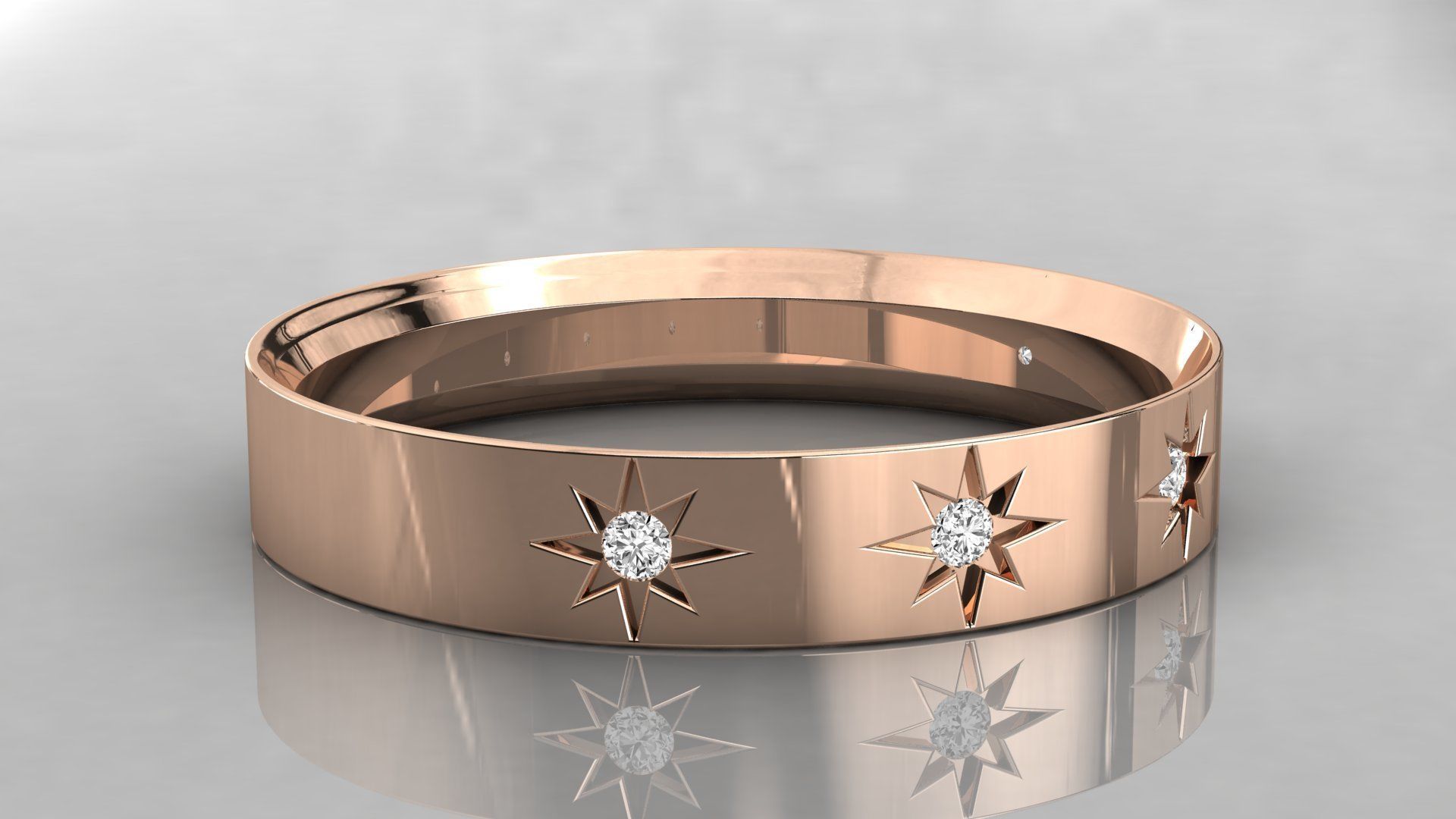 Women ring 3dm stl render detail 3D print model_4