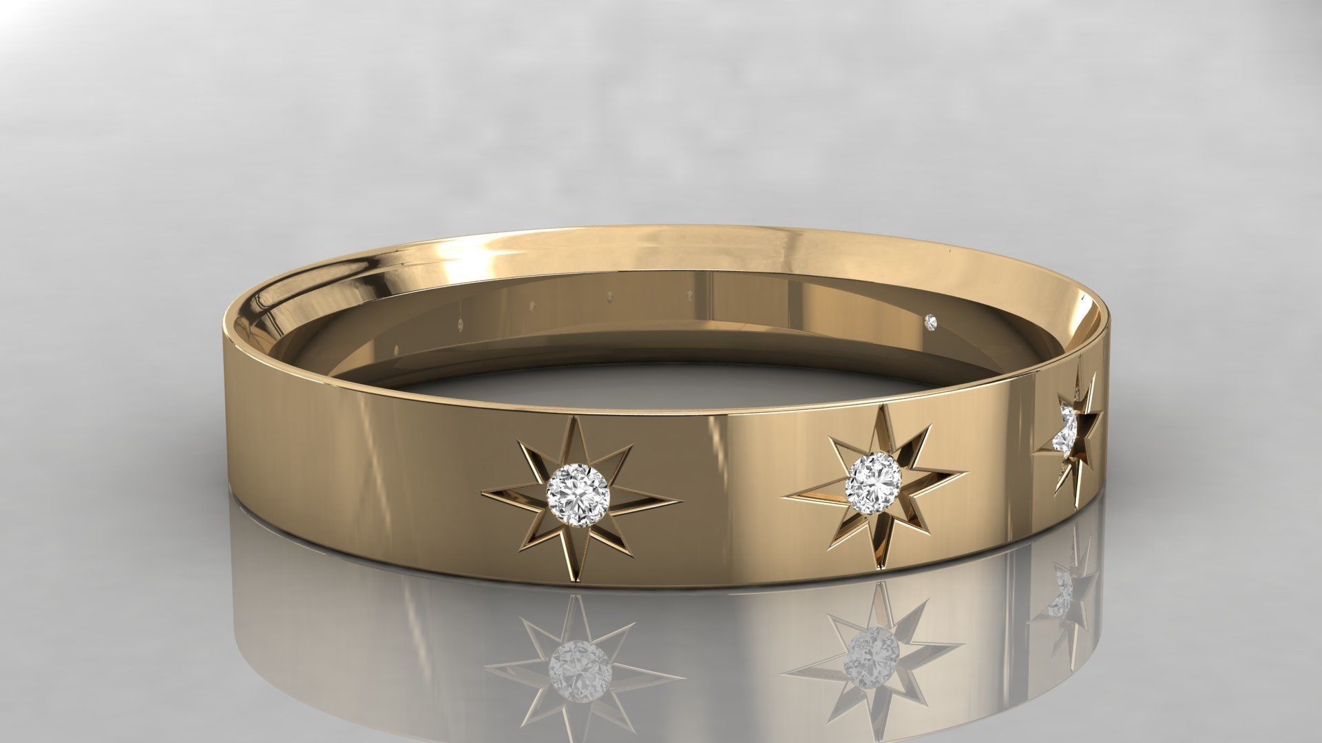 Women ring 3dm stl render detail 3D print model_6