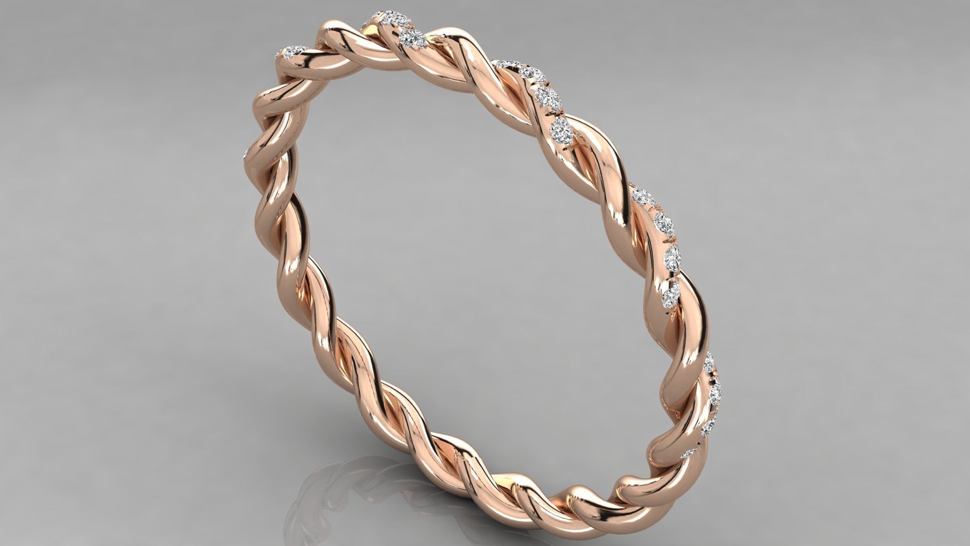 Women ring 3dm stl render detail 3D print model_1