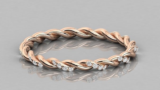 Women ring 3dm stl render detail 3D print model