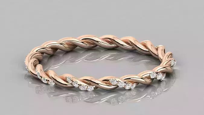 Women ring 3dm stl render detail 3D print model
