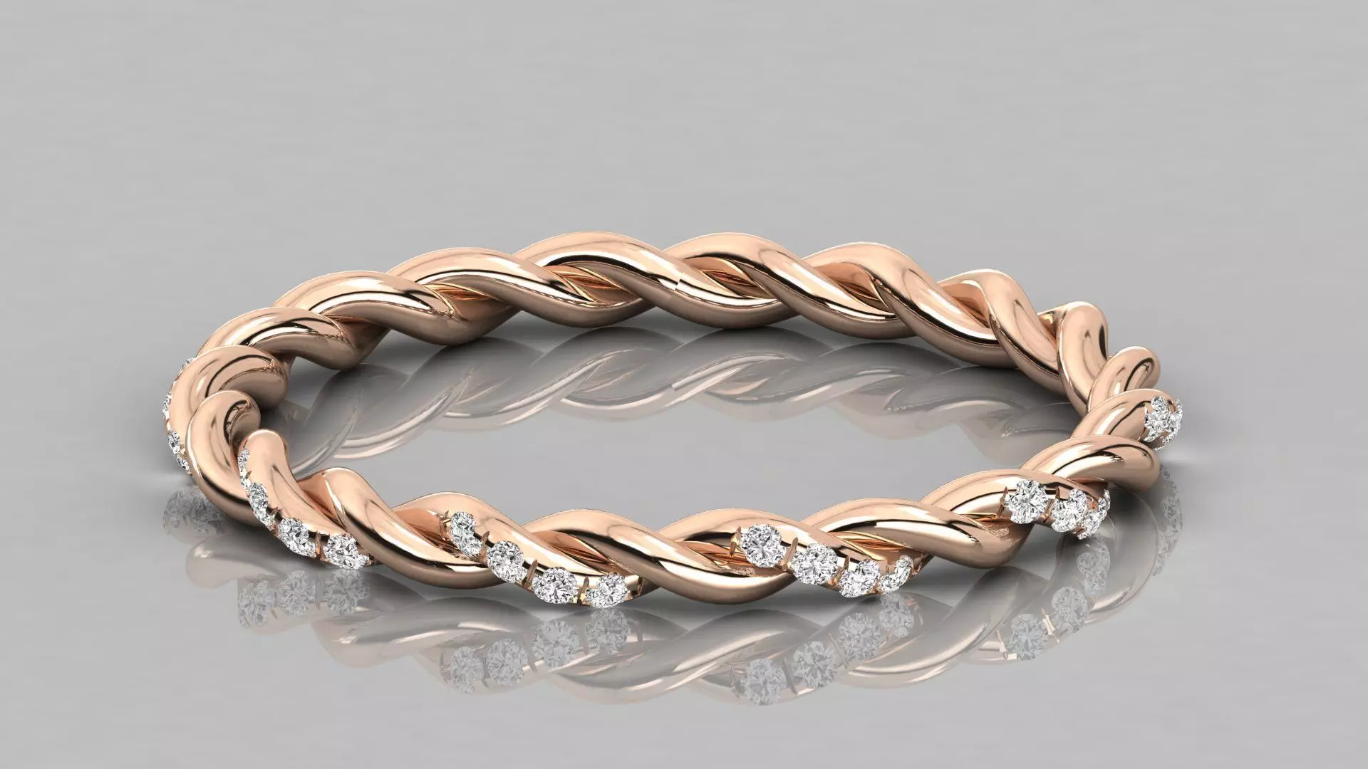 Women ring 3dm stl render detail 3D print model_0